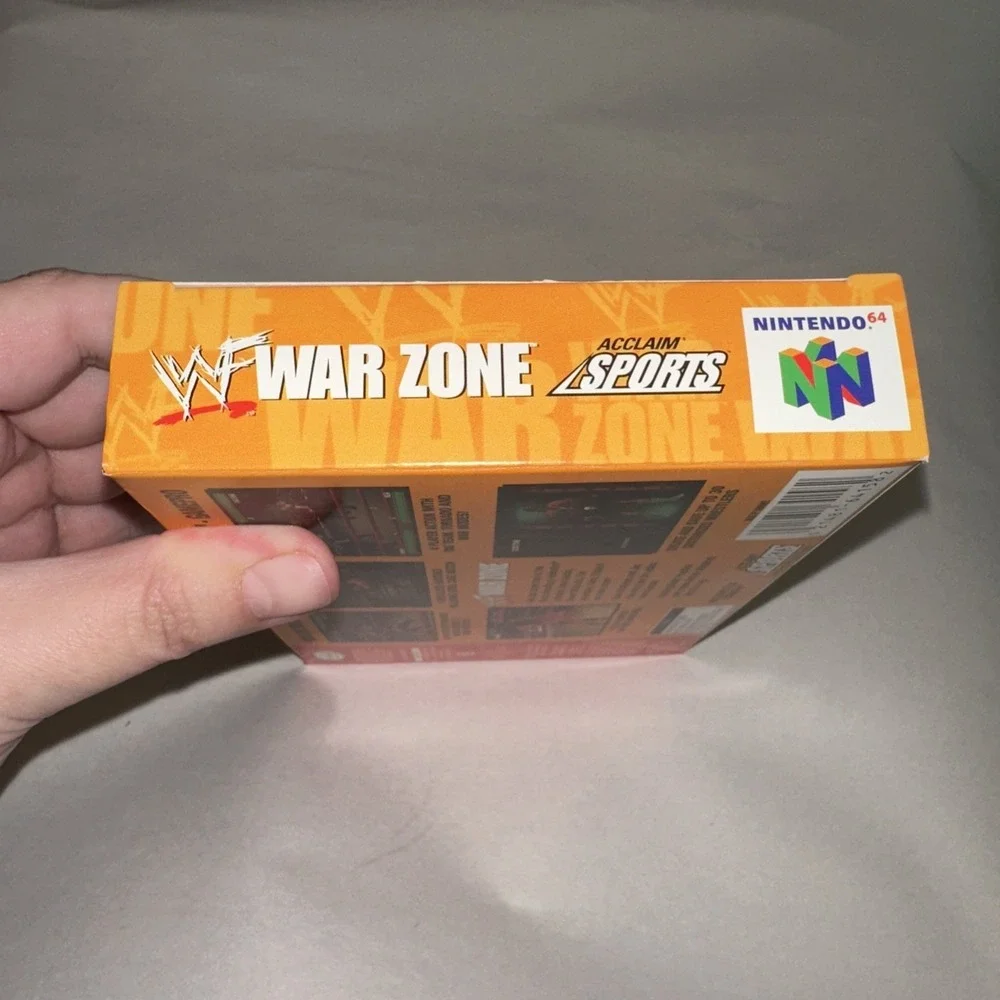 WWF War Zone (N64 Nintendo 64 1998) Complete in Box CIB Wrestling Game Vintage
